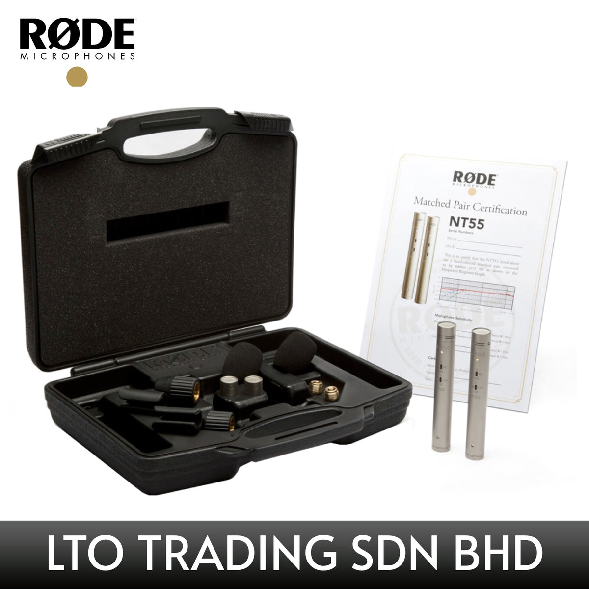 RODE NT55 MATCHED PAIR Compact Condenser Microphone – PA