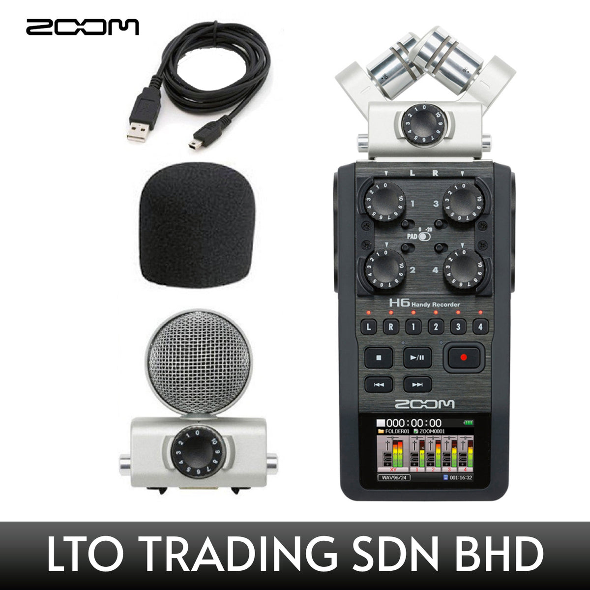 ZOOM H6 Handy Recorder, Recorders / Mixers, Audio, Buy
