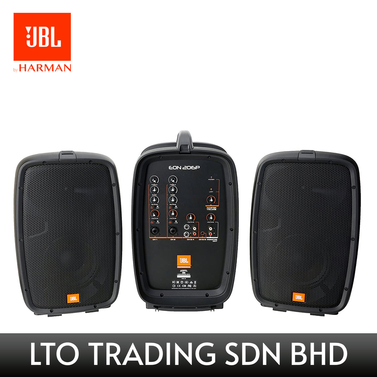 JBL EON206P 6.5" 60W Portable PA System PA SYSTEM MALAYSIA Design