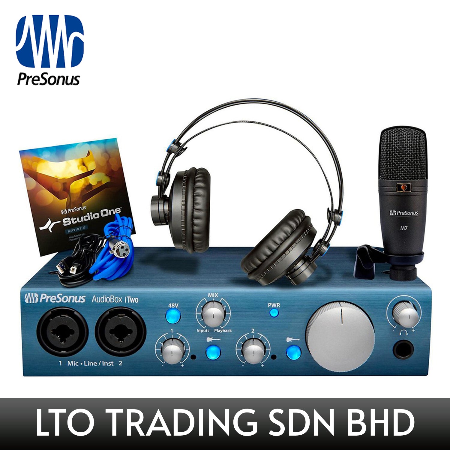 PRESONUS AUDIOBOX ITWO STUDIO USB/iPad Recording System – PA