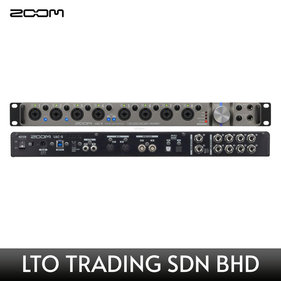 ZOOM UAC-8 Audio Interface – PA SYSTEM MALAYSIA - Design and Build